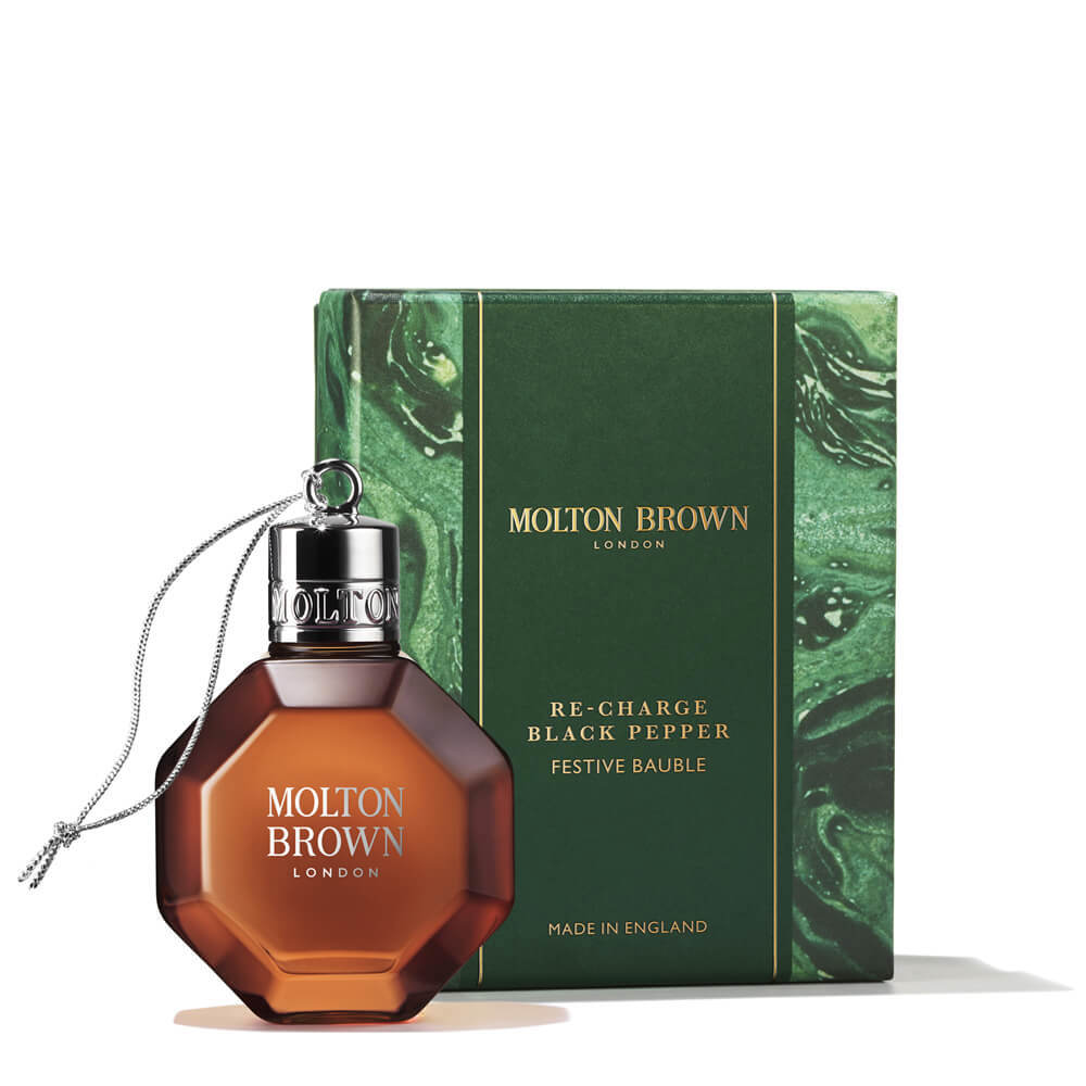 Molton Brown Re-charge Black Pepper Festive Bauble 75ml